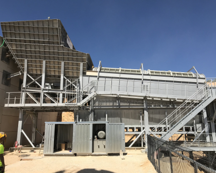 Zeeftrommel Höft voor uitzeven van kleverige bestanddelen - Frankrijk