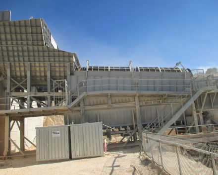 Zeeftrommel Höft voor uitzeven van kleverige bestanddelen - Frankrijk